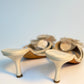 Vintage Dior Kitten Heels with Floral Appliqué – Dior Oblique & Leather