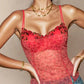 Lingerie Top mit Blumen Stickerei