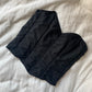 Schwarzes Vintage Korsett schwarz 80B