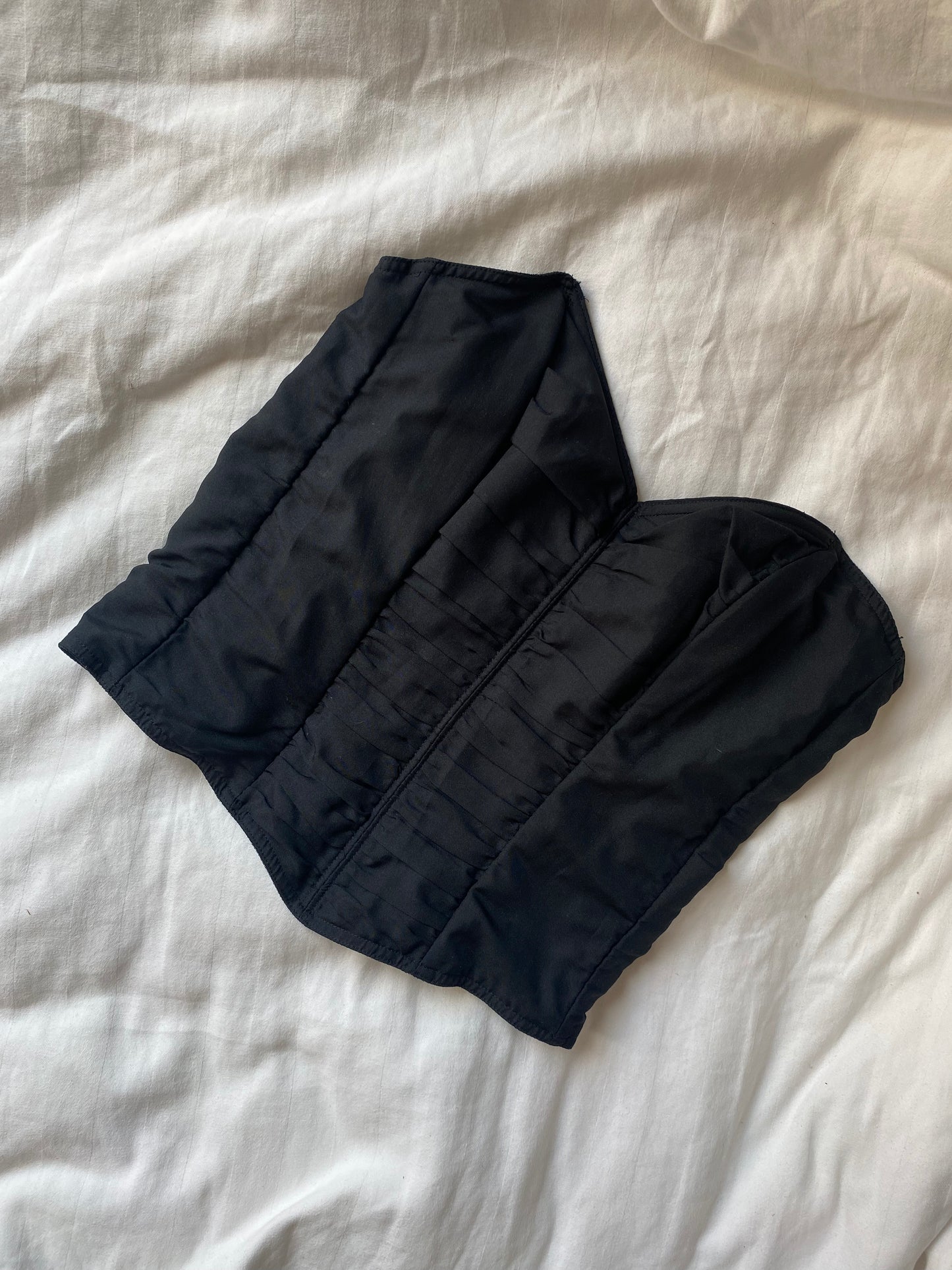 Schwarzes Vintage Korsett schwarz 80B