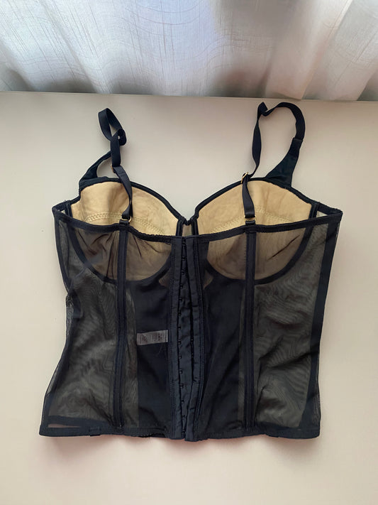 Schwarze Corsage 85 B-C