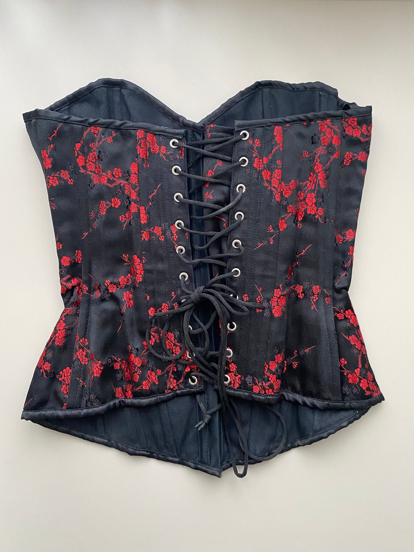 Korsett mit floralem Print, Größe S