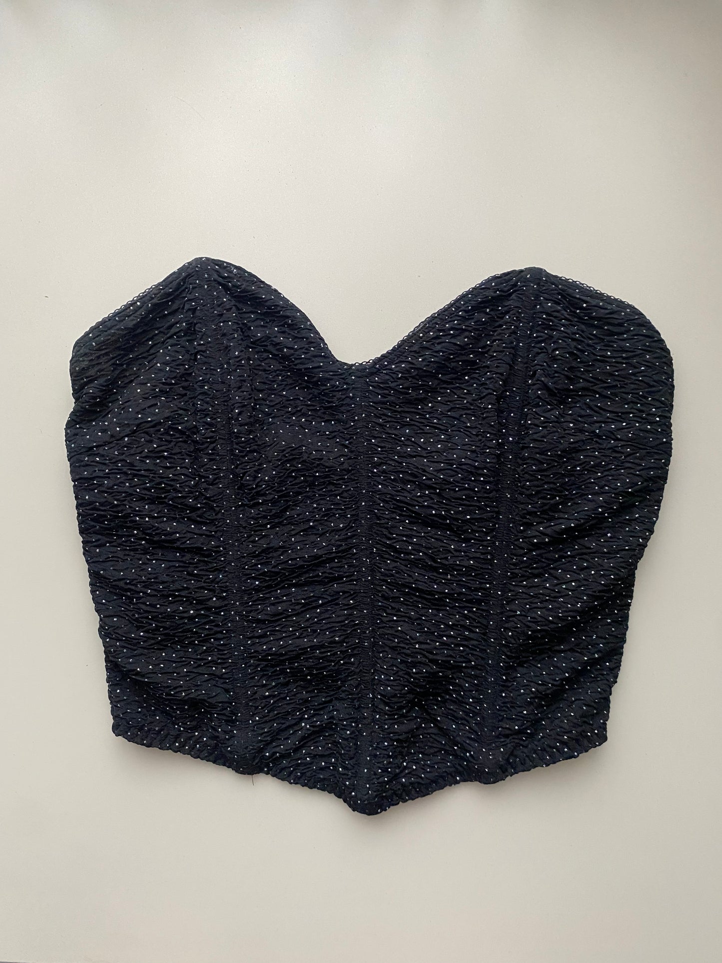 Glitzer Bandeau Korsett 42