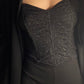 Glitzer Bandeau Korsett 42
