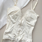 Korsett Top mit Spitzen Details