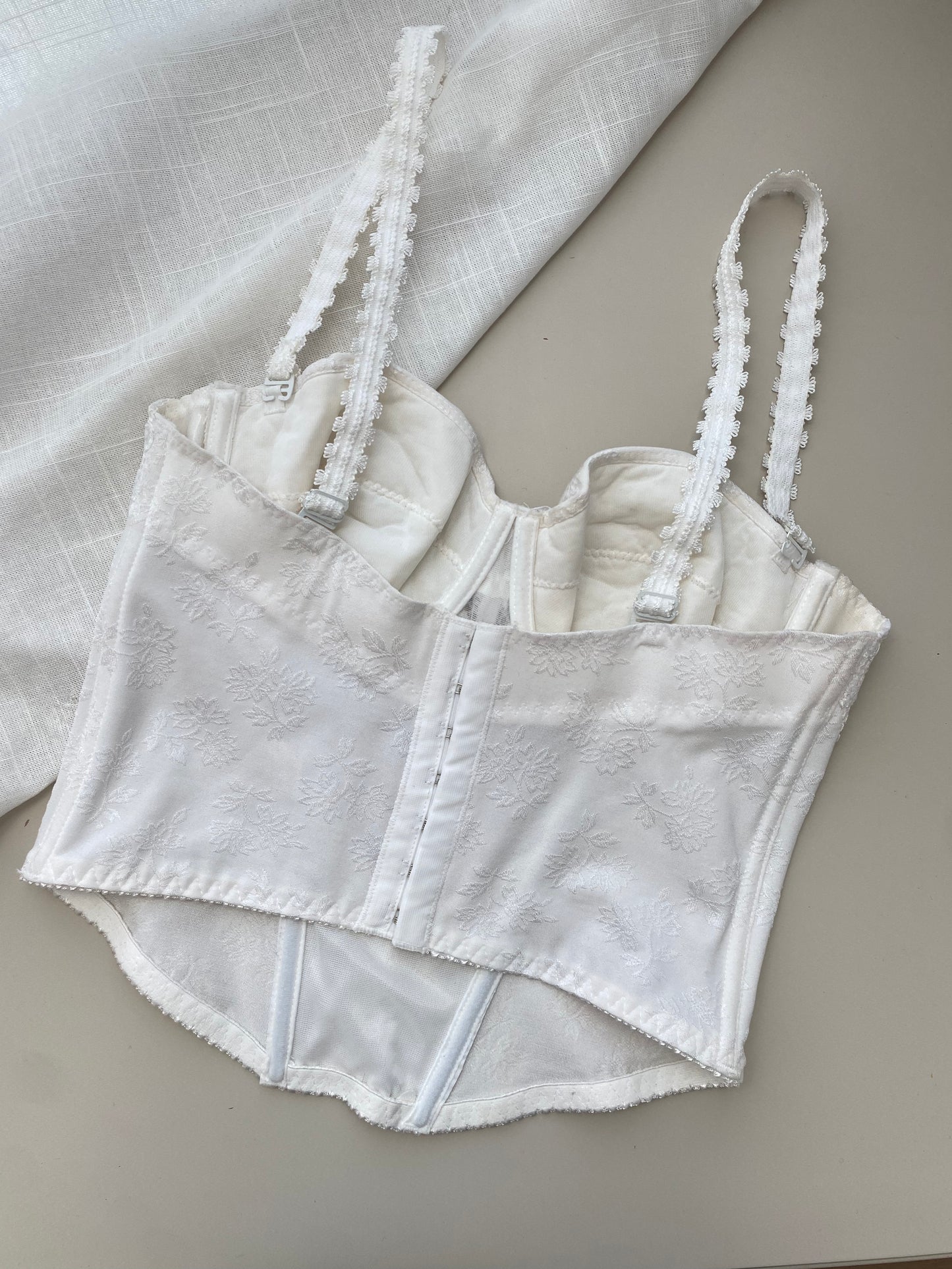 Vintage Korsett mit Blumen Details 80B