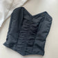 Schwarzes Vintage Korsett schwarz 80B