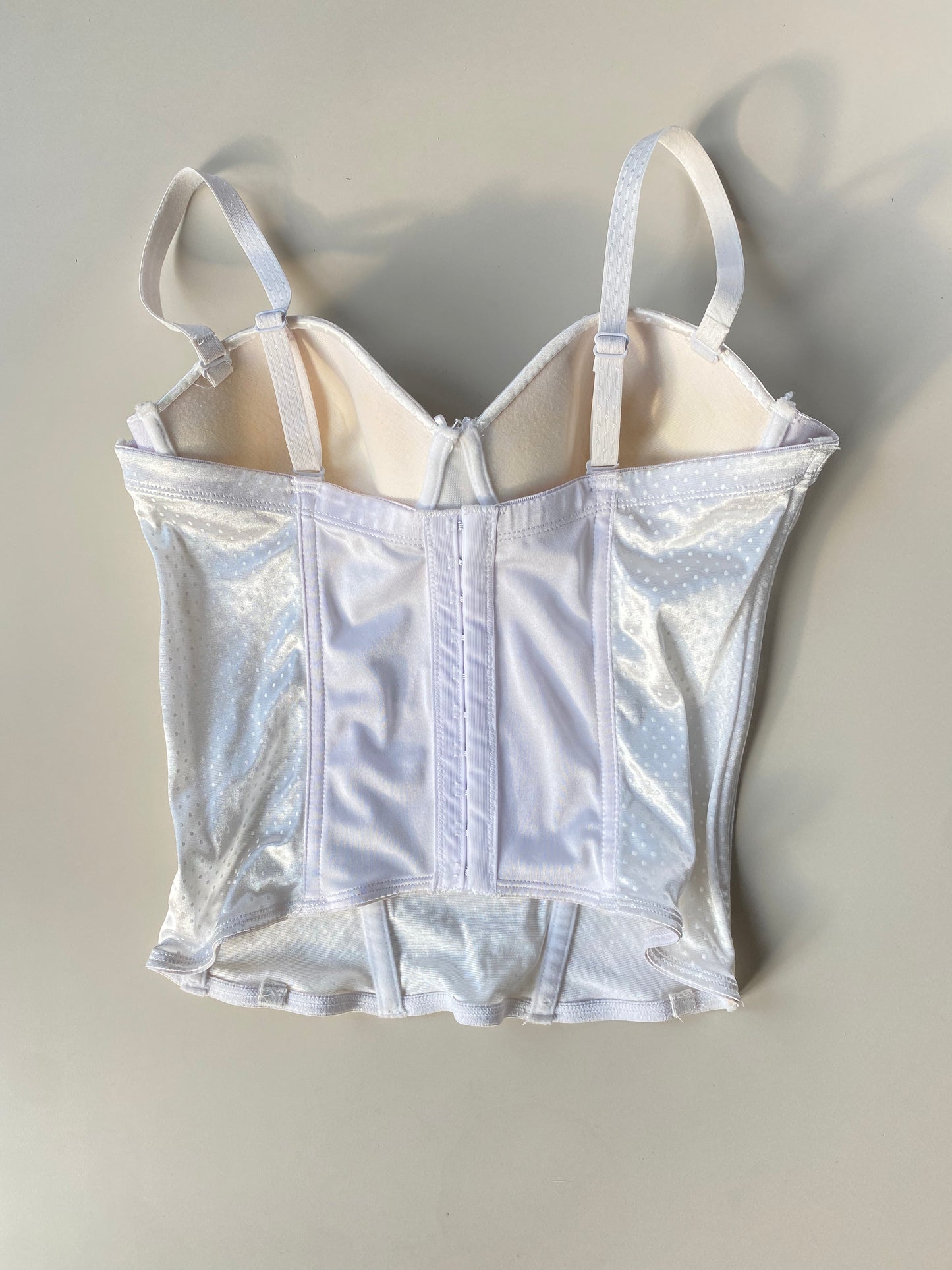 Korsett Satin weiß 80B