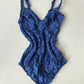 Vintage Spitzen Body Dunkelblau
